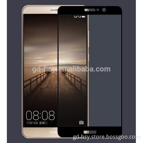 HUYSHE Hot Selling 2.5D Full Cover Scratch Resistant Tempered Glass Screen Protector for Huawei Mate 9
